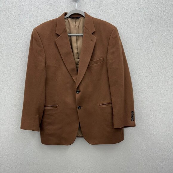 Jos A Bank Gordon 100% Cashmere Blazer Sport Coat Jacket Mens size 44 SH - Picture 1 of 14